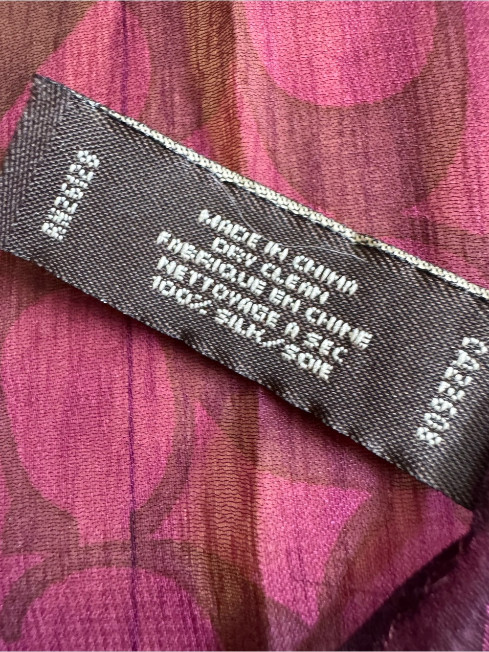 Coach silk cheetah scarf. NEW - Picture 6 of 6
